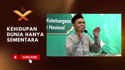 JANGAN  LUPA! DUNIA INI HANYA SEMENTARA, PERBANYAK AMAL IBADAH - USTADZ ABDUL SOMAD