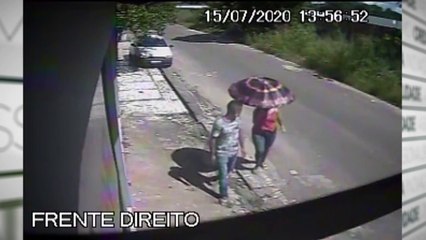 b'Casal de assaltantes rende vadtimas e rouba moto na Grande Bela9m'