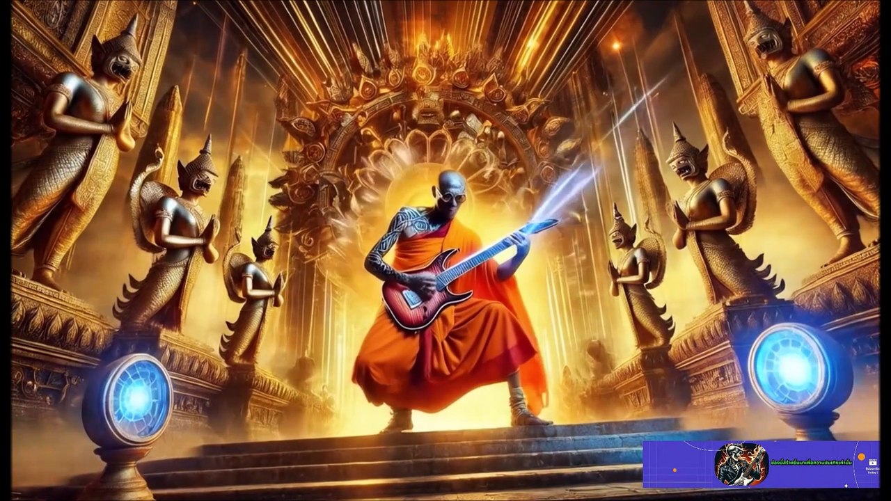 บทสวดไอ้ไข่เงินพันล้าน   สวดมนต์ ข้ามปี Heavy Metal AI COVER