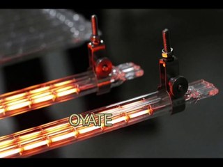 11*23mm 1090mm 415v 3500w twin tube heating lamps halogen infrared heating lamp