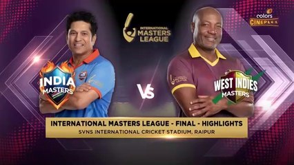 India VS West Indies | Full Highlights | International Masters League | Colors Cineplex