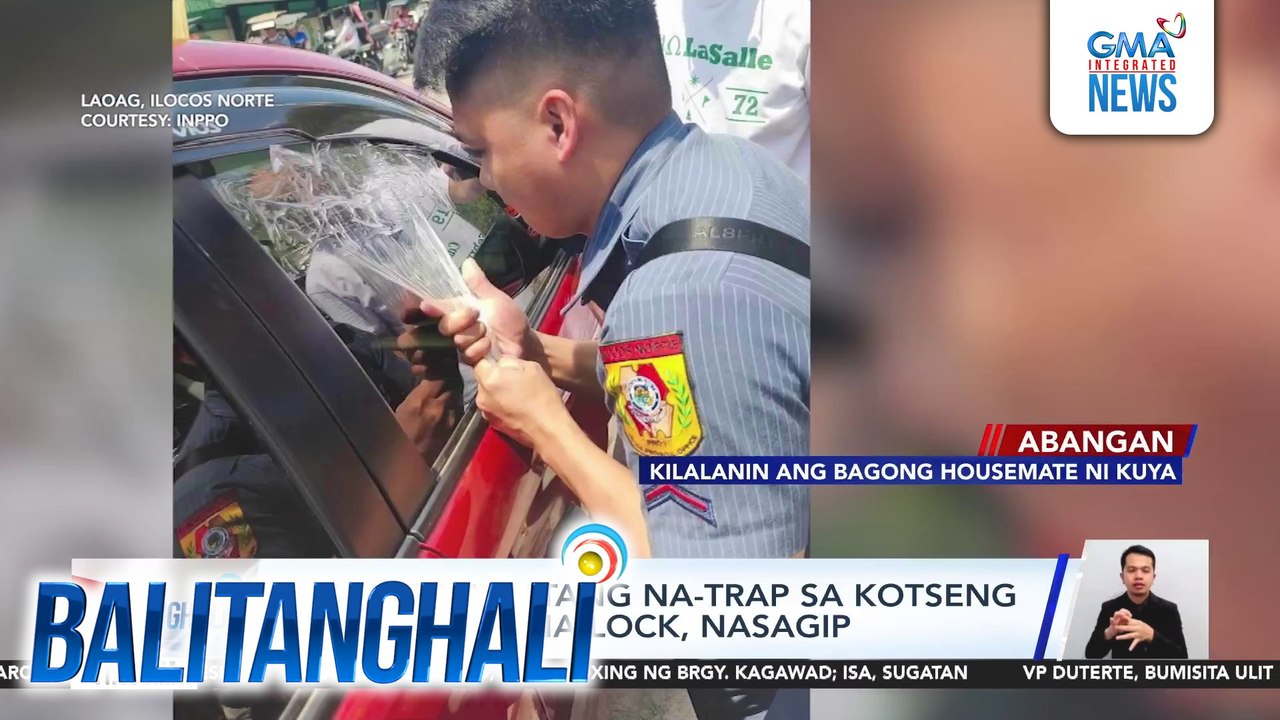 2-anyos na batang na-trap sa kotseng aksidenteng na-lock, nasagip | Balitanghali