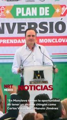 Reconoce Manolo Jiménez a Carlos Villarreal, alcalde de Monclova