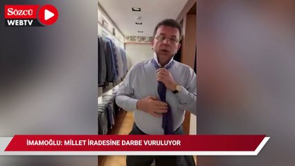 İmamoğlu: Millet iradesine darbe vuruluyor