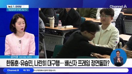 한동훈·유승민, 나란히 대구행…배신자 프레임 정면돌파?
