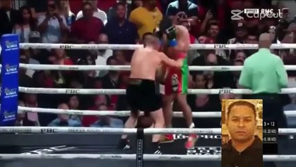 ¡David Benavidez DESTROZA a Lemieux en el 3º Round!