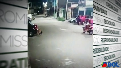 b'Homem espanca cachorro e gera revolta em Bela9m'