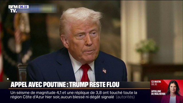 Ukraine: Donald Trump maintient le flou autour de son appel avec Vladimir Poutine