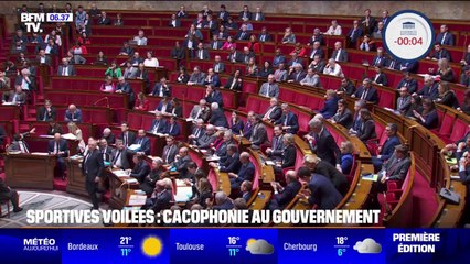 "C'est la cacophonie à tous les étages": Les oppositions agacées par les dissensions au sein du gouvernement sur le port du voile dans le sport