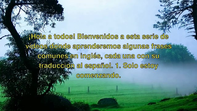 Frases Comunes en Ingles: Desde 'Estoy de Vacaciones' hasta 'Quiero Cantar'