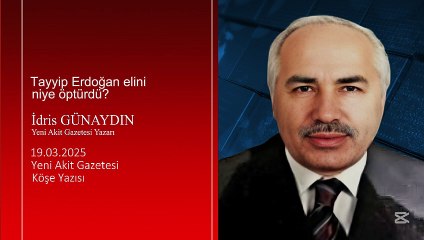 İdirs Günaydın: Tayyip Erdoğan elini niye öptürdü?