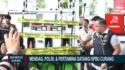 Menteri Perdagangan Sidak SPBU Curang di Bogor, Temukan Kecurangan Takaran BBM