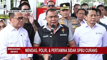 Polri Beber Pemeriksaan Awal Praktik Dugaan SPBU Curang saat Sidak dengan Mendag Budi di Bogor