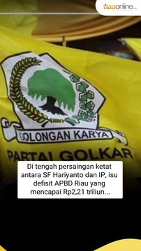 Jelang Musda Golkar Riau, SF Hariyanto Dilaporkan ke KPK, Kubu IP Dinilai Cari Sensasi