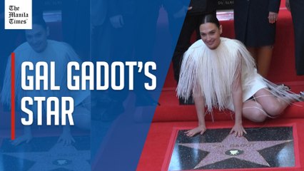 Gal Gadot honored with a star on the Hollywood Walk of Fame