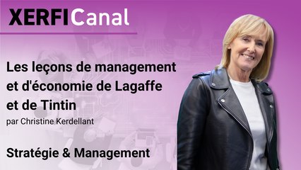 Les leçons de management et d'économie de Lagaffe et de Tintin [Christine Kerdellant]