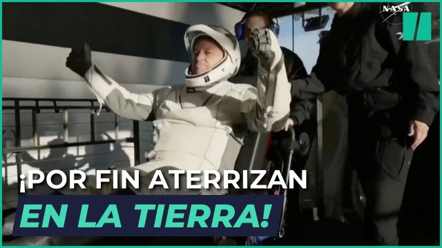 Las espectaculares imágenes de los astronautas Butch y Suni aterrizando en la Tierra