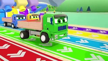 The Wheel on the Ambulance 🚑  Cartoon Cars _ Baby Shark Sing a Song _ Nursery Rhymes _ Kids Songs(360P)