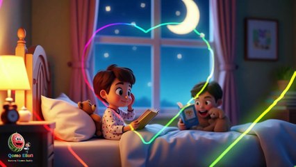 Bedtime Routine – The Habit of Sleeping Early | Kids Song by Qomo Ellon