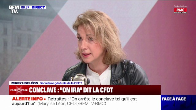 Conclave sur les retraites: Nous, on veut discuter de l'âge de départ , assure Marylise Léon (CFDT)