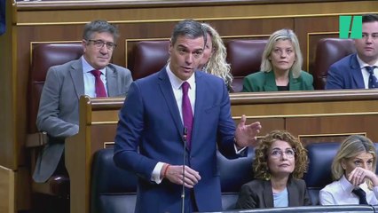 Sánchez, a Feijóo: "Usted llegó para tapar la corrupción de la señora Ayuso y pretende mantenerse tapando la negligencia del señor Mazón"