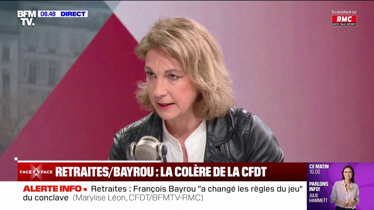 "Je ne pense pas que ça soit la solution miracle": Marylise Léon (CFDT) revient sur la proposition de Valérie Pécresse d'indexer l'âge de départ à la retraite sur l'espérance de vie