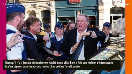 Gérard Depardieu forcé de vendre sa maison en Belgique à prix cassé