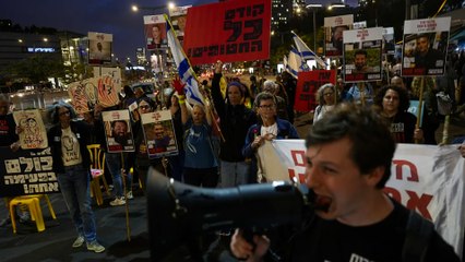 Protestas en Tel Aviv contra la nueva ofensiva sobre Gaza