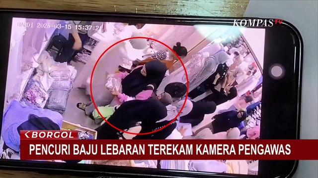 Terekam CCTV, Pengunjung Curi Baju Lebaran di Toko Kota Padang| BORGOL