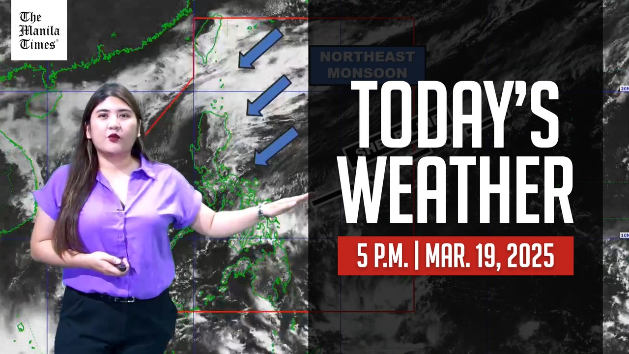 Today's Weather, 5 P.M. | Mar. 19, 2025