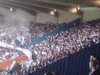 PSG-AJA Entrée des joueurs