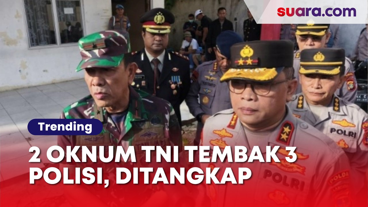 2 Oknum TNI Penembak 3 Polisi di Way Kanan Sudah Ditangkap, Ini Kata Kapolda Lampung