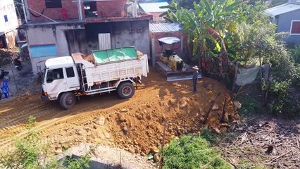 Clean land into pond and Delete the pond build a path To protect the fence foundation-_MIX VDO_