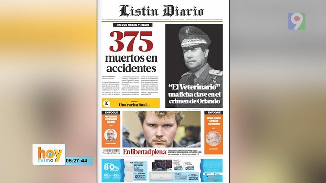 Titulares prensa dominicana miércoles 19 de marzo 2025 | Hoy Mismo
