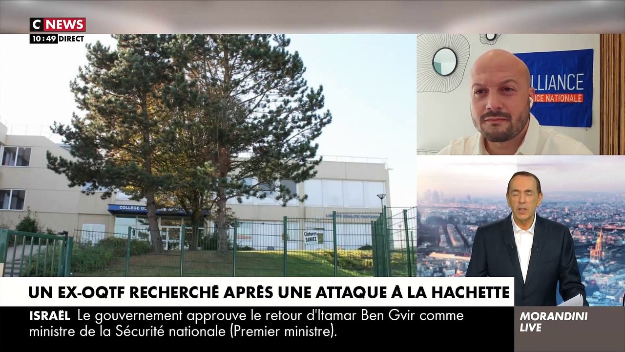 La police recherche un ex-OQTF algérien dans les Yvelines qui aurait attaqué un jeune garçon de 14 ans à coups de hachette hier - L'ado a été retrouvé avec des plaies aux bras et aux jambes - VIDEO