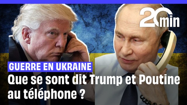 Guerre en Ukraine : L’essentiel du coup de fil entre Trump et Poutine