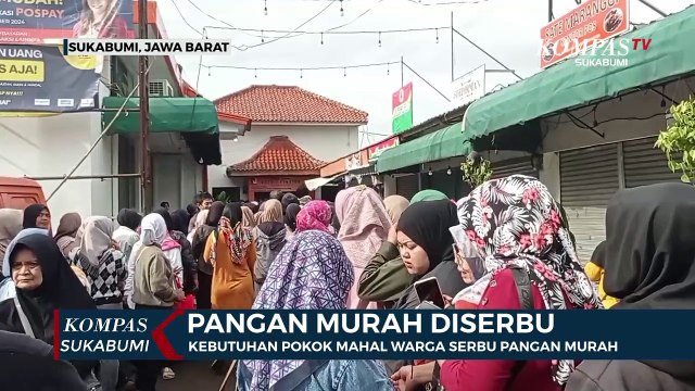 Tingginya Harga Kebutuhan Pokok Warga Serbu Pangan Murah