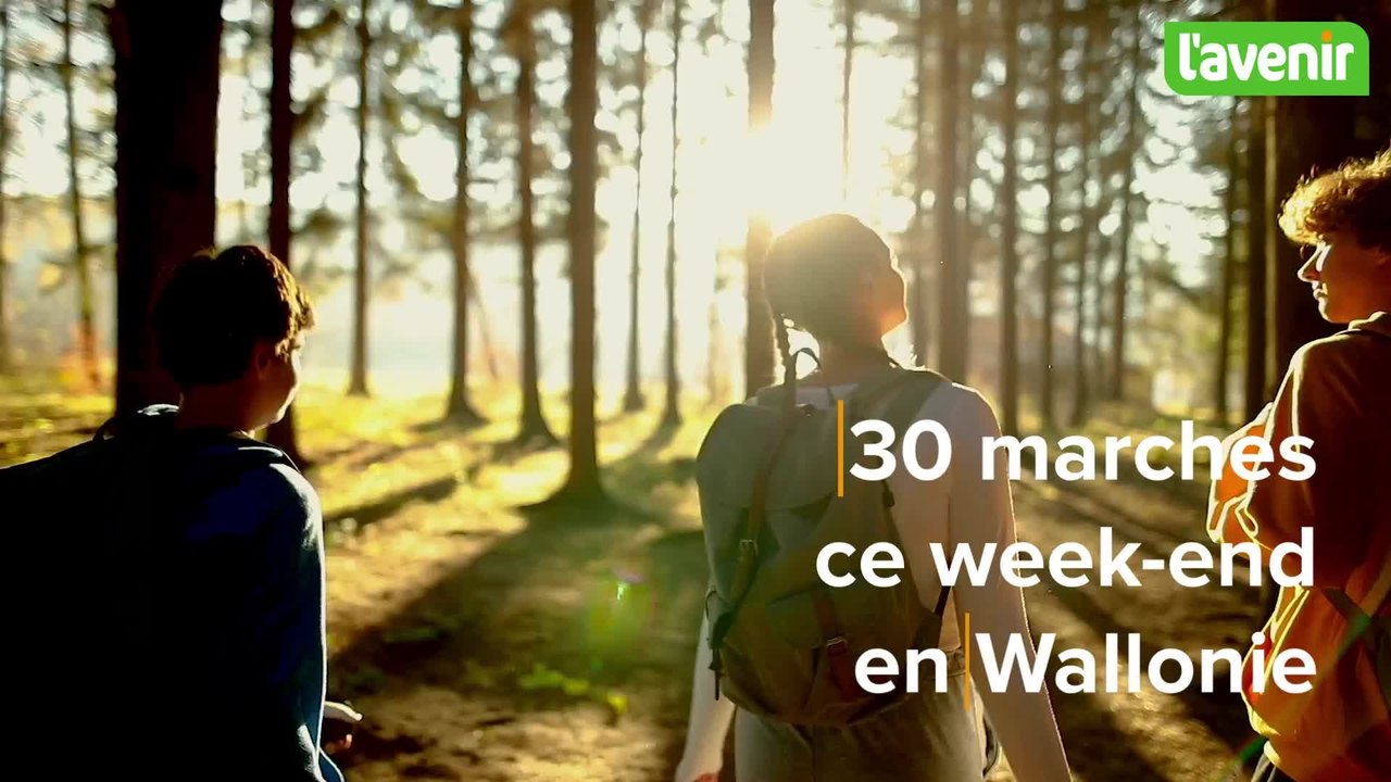 Les 30 marches organisées ce week-end en Wallonie