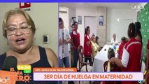 SCZ TERCER DÍA DE HUELGA EN LA MATERNIDAD CRUCEÑA