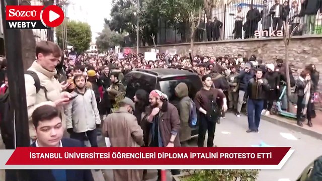 Üniversite öğrencilerinden İmamoğlu'na destek yürüyüşü