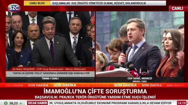 Meclis'te tarihi görüntü geldi: CHP'li vekiller kürsüye çıktı