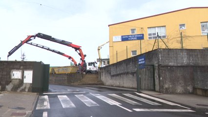 Los graves desperfectos de 'Martinho' a su paso por A Coruña