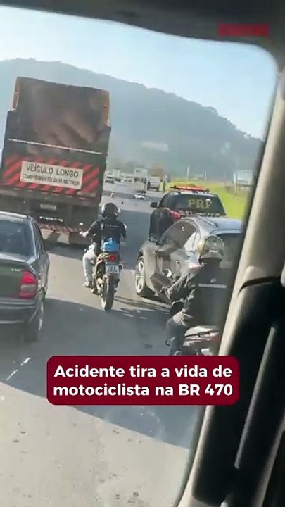 Acidente com morte trava a BR 470