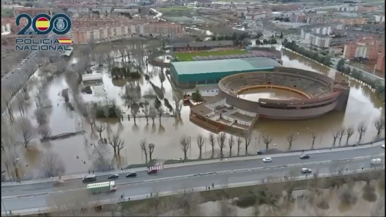 Terribles inundaciones en Ávila tras el temporal