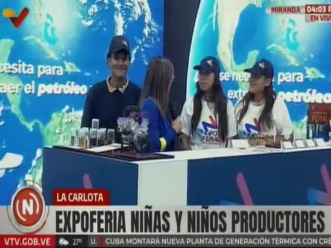 Miranda | Estudiantes dicen presente en la primera Expoferia Niñas y Niños Productores