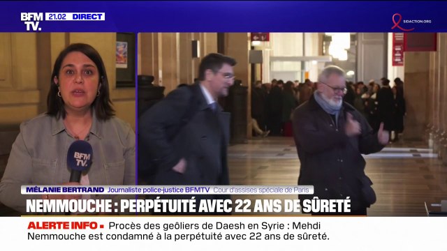 Le jihadiste Mehdi Nemmouche condamné à la prison à perpétuité pour la séquestration de sept otages occidentaux