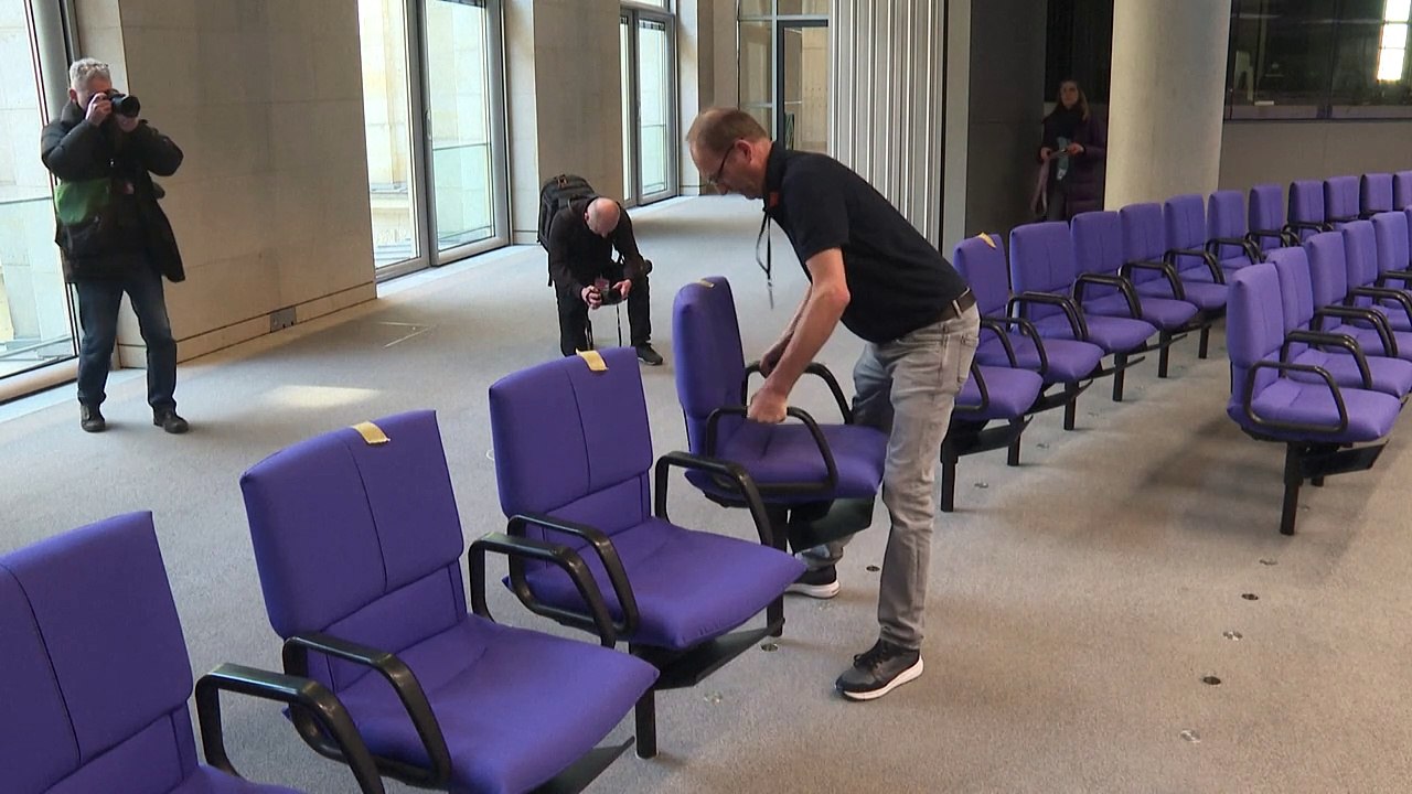 Stühlerücken im bundestag