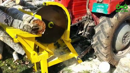 Fastest Automatic Firewood Processing Machine ｜ Homemade Modern Wood Cutting Chainsaw Machines