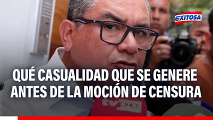 Santiváñez cuestiona nuevo allanamiento a su casa: Qué casualidad que se genere antes de la moción de censura