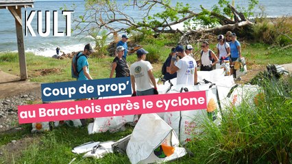 Coup de prop’ au Barachois après le cyclone